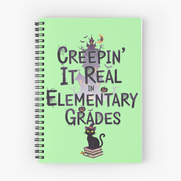 Item preview, Creepin It Real Elementary Grades Cat Graphic designed and sold by Exquisite Design Studio „Paculówka”.
