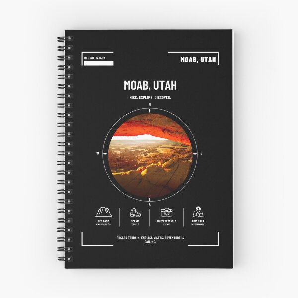 Item preview, Moab Utah Explorer Vintage Travel Adventure Poster designed and sold by RM-Journey.