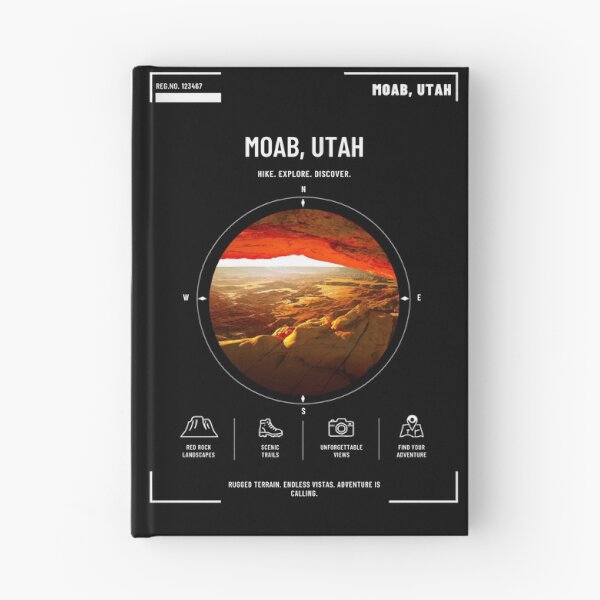 Item preview, Moab Utah Explorer Vintage Travel Adventure Poster designed and sold by RM-Journey.