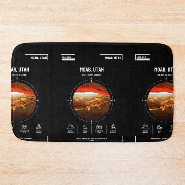 Item preview, Moab Utah Explorer Vintage Travel Adventure Poster designed and sold by RM-Journey.