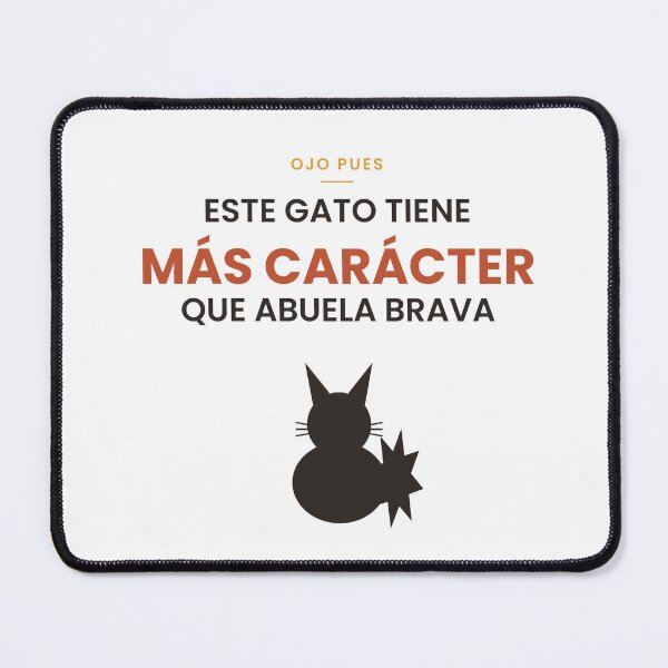 Item preview, Cat with Character Funny Paisa Phrase designed and sold by Olgavelez.
