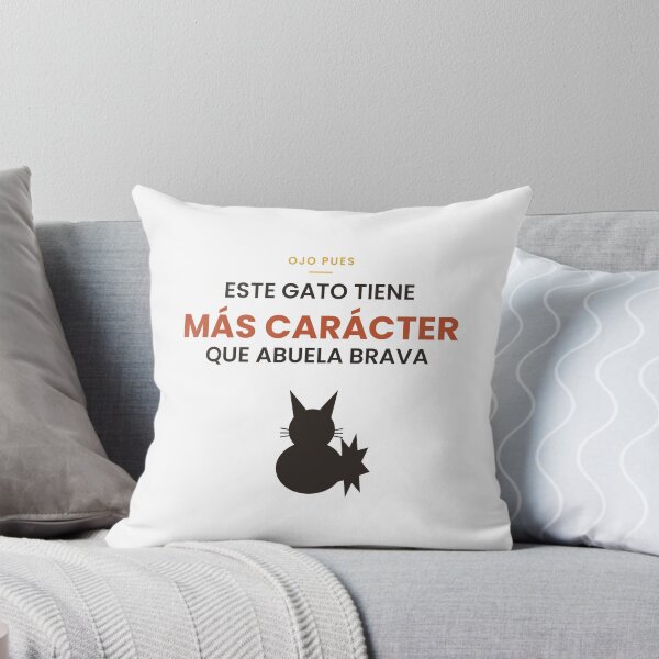 Item preview, Cat with Character Funny Paisa Phrase designed and sold by Olgavelez.