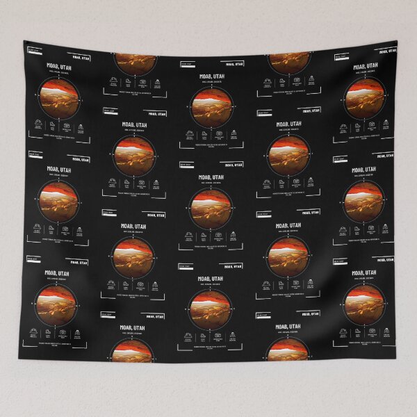 Item preview, Moab Utah Explorer Vintage Travel Adventure Poster designed and sold by RM-Journey.