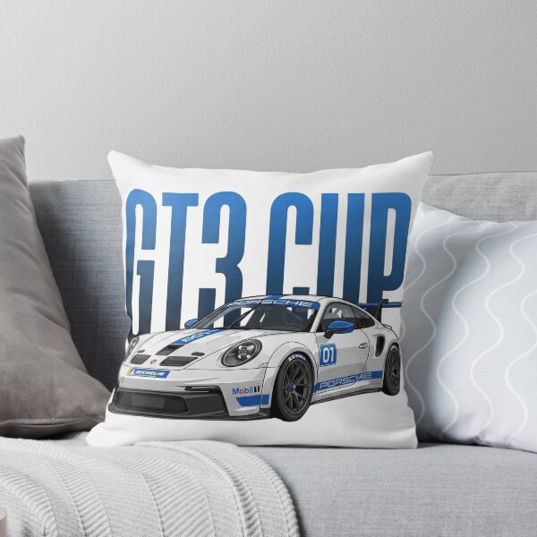 Item preview, Porsche 911 GT3 Cup 992 Blue White Race Car Vector Art designed and sold by Motorline44.