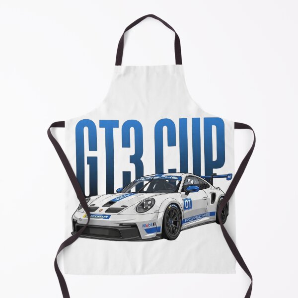 Item preview, Porsche 911 GT3 Cup 992 Blue White Race Car Vector Art designed and sold by Motorline44.