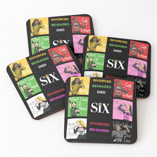 Item preview, Six The Musical Queens Logo designed and sold by Talodervort.