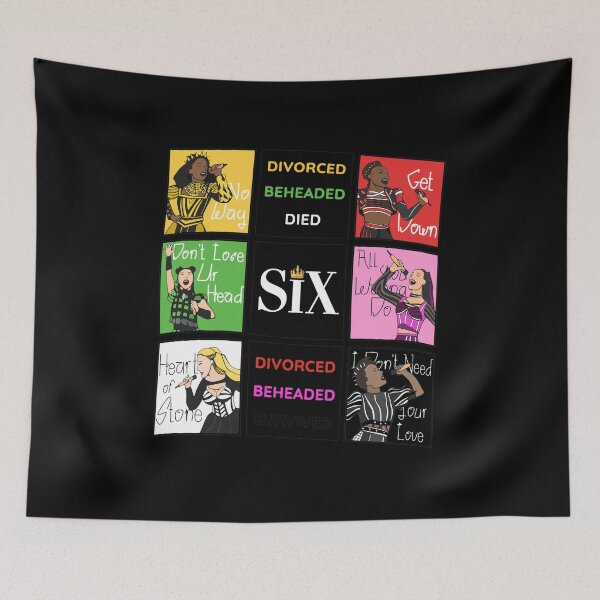 Item preview, Six The Musical Queens Logo designed and sold by Talodervort.