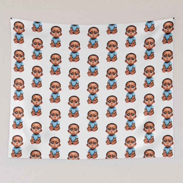 Item preview, Ebony Baby Boy Sad: Tender Eyes Collection  designed and sold by EscapeArtist13.