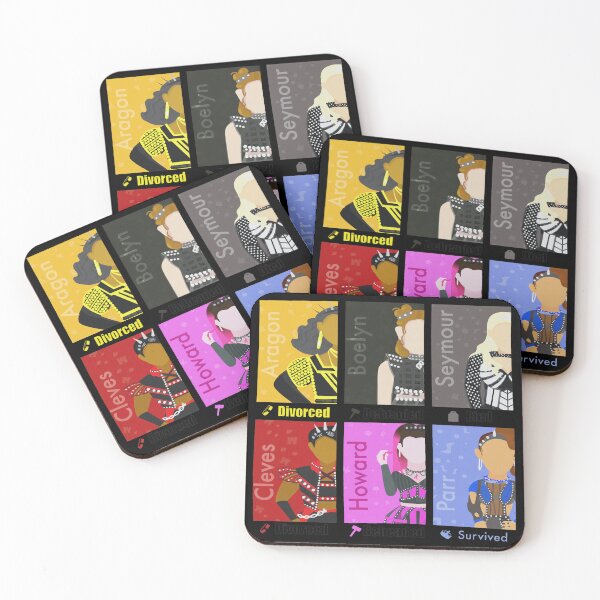 Item preview, Six Queens Divorced Beheaded Died Musical Fan Art designed and sold by Talodervort.