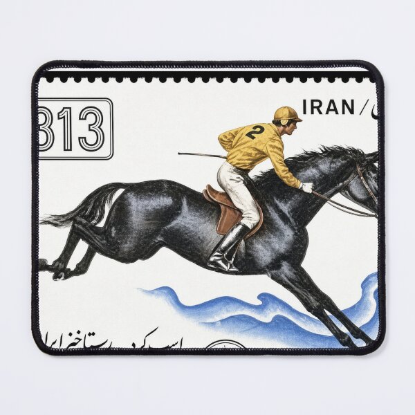 Item preview, Horses of Iran Stamp Series 313 #10 designed and sold by éléphant noir.