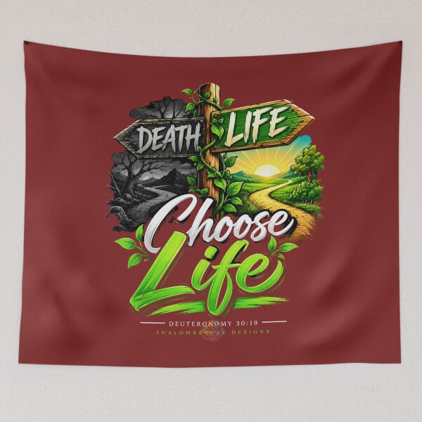Item preview, Choose Life — Deuteronomy 30:19 designed and sold by ShalomRebuke.