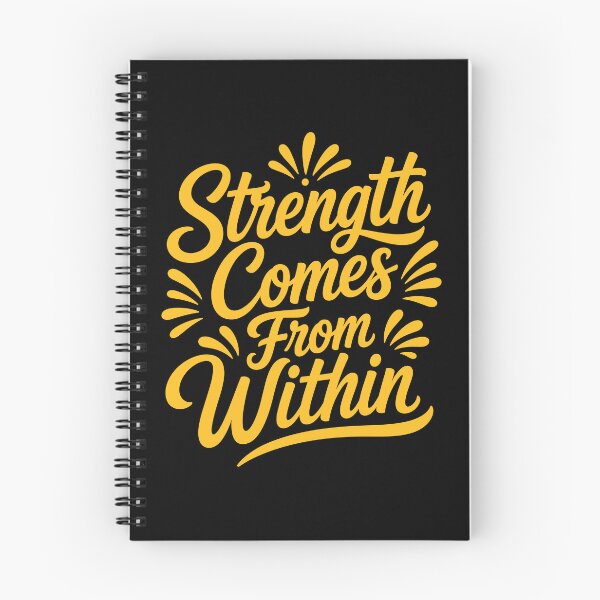 Item preview, Strength Comes From Within Inspirational Motivation Typography T-Shirt designed and sold by rejowan-arts.