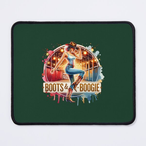 Item preview, Boots &_ Boogie - Cowgirl - Bold Designs for Apparel, Mugs, Stickers &_ More Oversized T-Shir designed and sold by WeeThingsFiber.