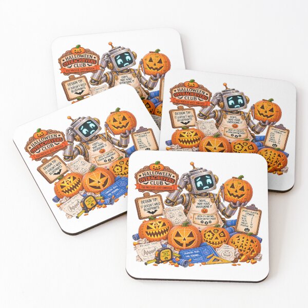 Item preview, ⚡HALLOWEEN OVERACHIEVERS CLUB -  Jack-O-Lantern Design Department designed and sold by WheelieGdArt.