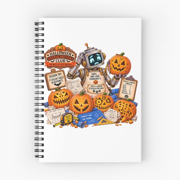 Item preview, ⚡HALLOWEEN OVERACHIEVERS CLUB -  Jack-O-Lantern Design Department designed and sold by WheelieGdArt.