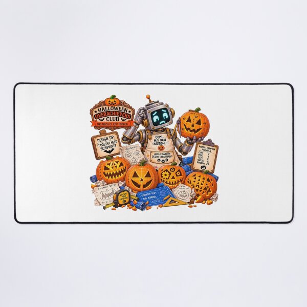 Item preview, ⚡HALLOWEEN OVERACHIEVERS CLUB - Jack-O-Lantern Design Department designed and sold by WheelieGdArt.