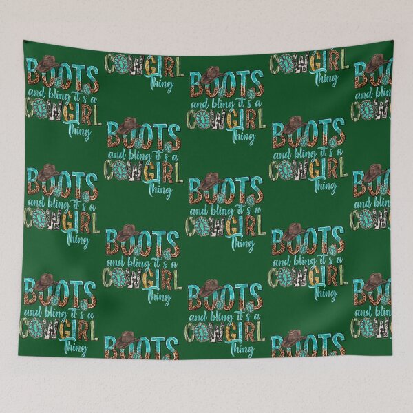 Item preview, Boots &amp_ Boogie - Cowgirl - Bold Designs for Apparel, Mugs, Stickers &amp_ More Oversized T-Shir designed and sold by WeeThingsFiber.