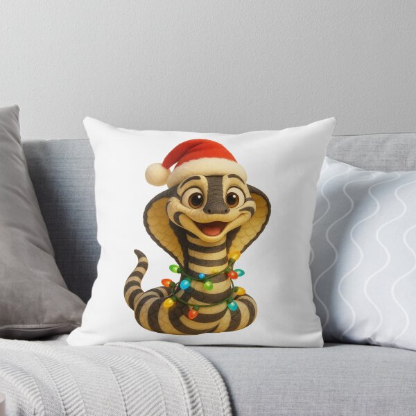 Item preview, Zebra Spitting Cobra Christmas Lights designed and sold by Sillytoe.