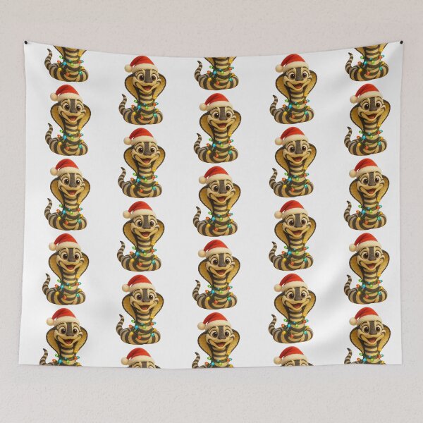 Item preview, Zebra Spitting Cobra Christmas Lights designed and sold by Sillytoe.