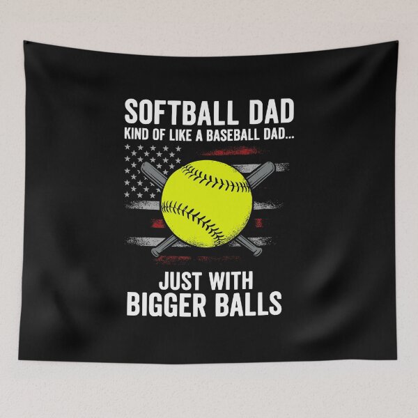 Artikelvorschau, Softball Papa entworfen und verkauft von kiakuki.