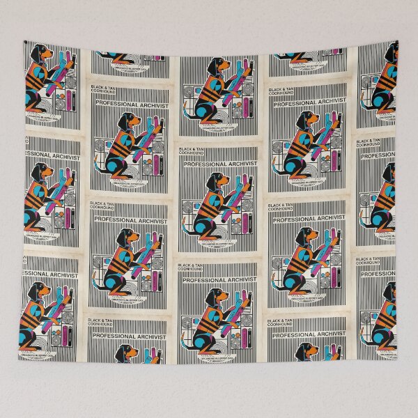 Item preview, Black and Tan Coonhound Blueprint Archivist designed and sold by PictoVibe.