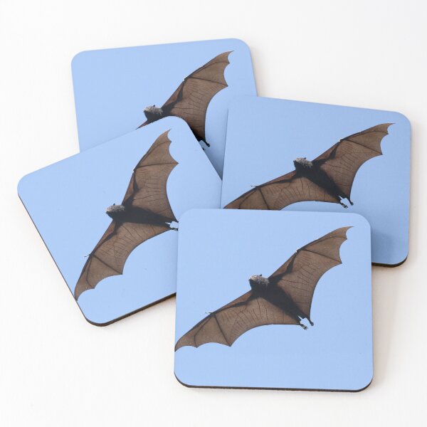 Item preview, Fruit bat in flight over the those roosting in tree. designed and sold by Brian Scantlebury.