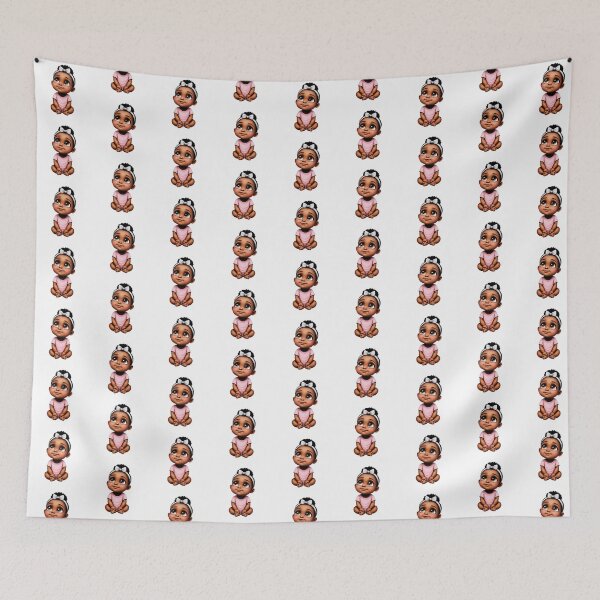 Item preview, Ebony Baby Girl Looking Up: Tender Eyes Collection  designed and sold by EscapeArtist13.