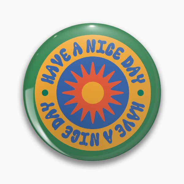 Item preview, Have A Nice Day Retro Sun Typography designed and sold by PixellaneArt.