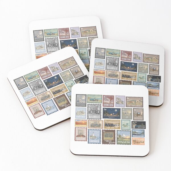 Item preview, Noah Kahn song stamps designed and sold by swanspirate520.