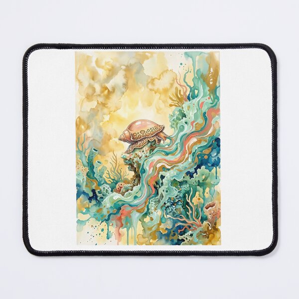 Item preview, Flamingo Tongue Snail Coral Muralist designed and sold by PictoVibe.