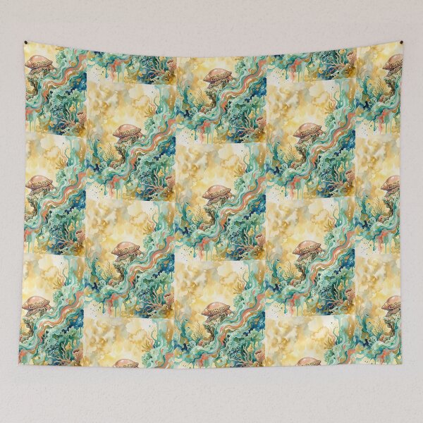 Item preview, Flamingo Tongue Snail Coral Muralist designed and sold by PictoVibe.