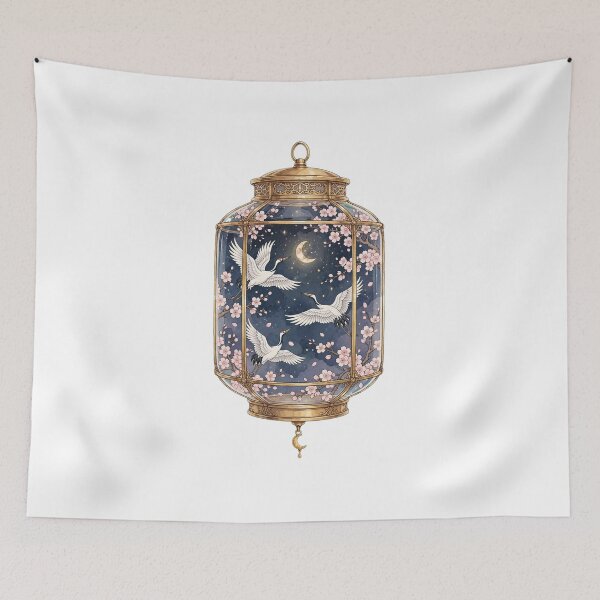 Item preview, Sakura Koi Lantern designed and sold by LunaGlow Studio.