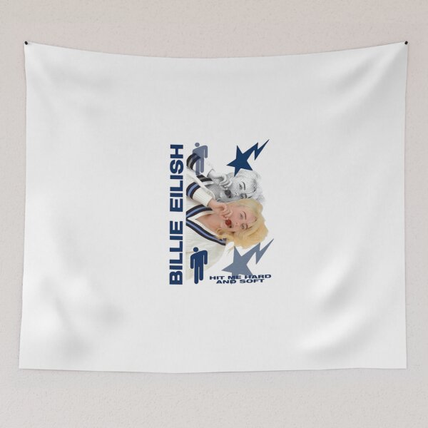 Item preview, Billie Eilish Hit Me Hard And Soft Collage designed and sold by DorkStarMedia.