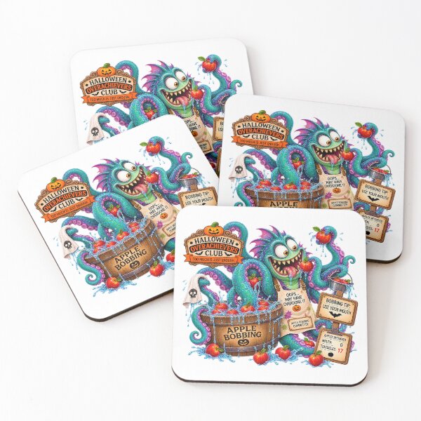 Item preview, ⚡HALLOWEEN OVERACHIEVERS CLUB -  Kevin Kraken's Apple Bobbing Commitee designed and sold by WheelieGdArt.