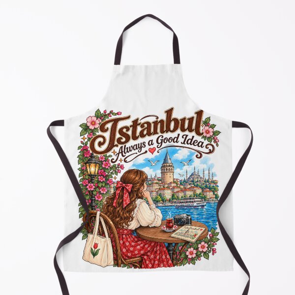 Item preview, Istanbul Is Always a Good Idea Vintage Turkey Travel Art designed and sold by MAGICKEY2024.