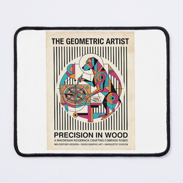 Item preview, Rhodesian Ridgeback Marquetry Artist designed and sold by PictoVibe.