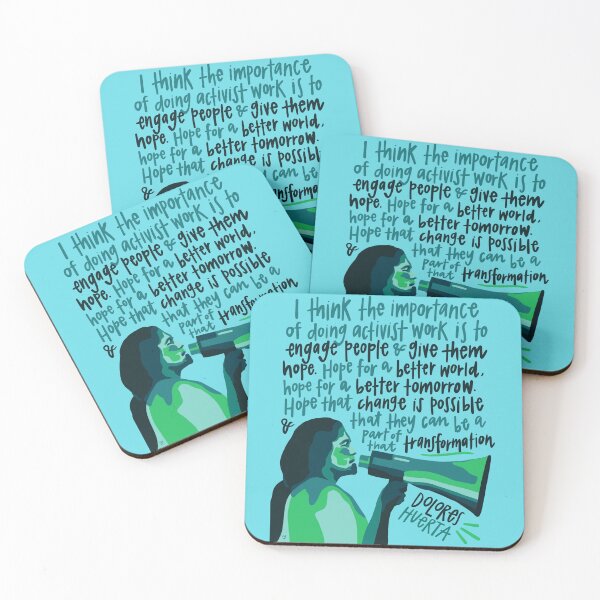 Item preview, Dolores Huerta Activist Portrait designed and sold by emilyvpcreates.