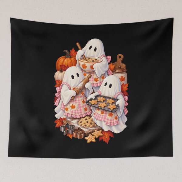 Item preview, Cute Ghost Baking Halloween Autumn Cookies designed and sold by sportfantees.