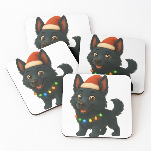 Item preview, Belgian Sheepdog Dog Christmas Lights designed and sold by Sillytoe.