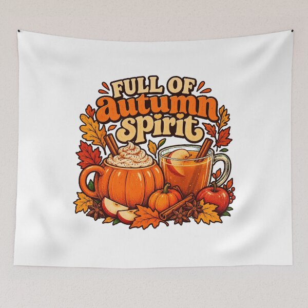 Item preview, Autumn Pumpkin Cider Cozy Fall Season designed and sold by nortowelcomics.