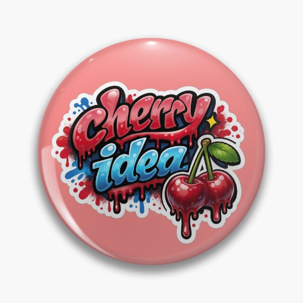 Item preview,  Cherry Idea Retro Fruit Pop Art Graphic designed and sold by BadCatSupply.