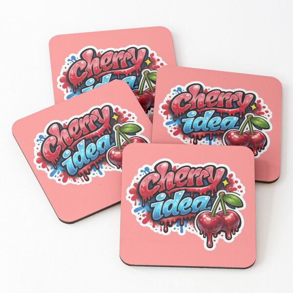 Item preview,  Cherry Idea Retro Fruit Pop Art Graphic designed and sold by BadCatSupply.