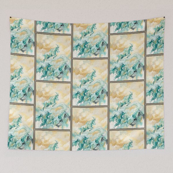 Item preview, Mountain Goat Cloud Shepherd designed and sold by PictoVibe.