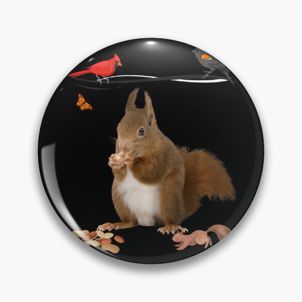 Item preview, Funny Squirrels Birds Critters Feeding Nuts Butterflies Love designed and sold by Tomtomatos.