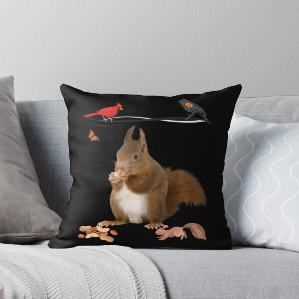 Item preview, Funny Squirrels Birds Critters Feeding Nuts Butterflies Love designed and sold by Tomtomatos.