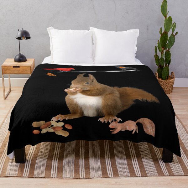 Item preview, Funny Squirrels Birds Critters Feeding Nuts Butterflies Love designed and sold by Tomtomatos.