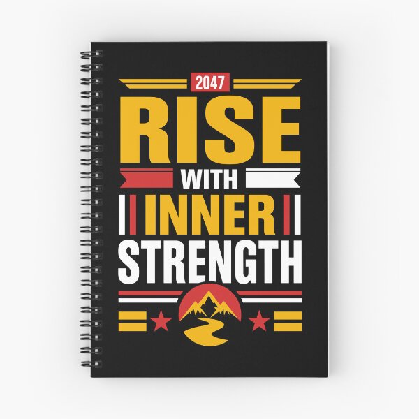 Item preview, Rise With Inner Strength Motivational Empowerment Typography T-Shirt designed and sold by rejowan-arts.