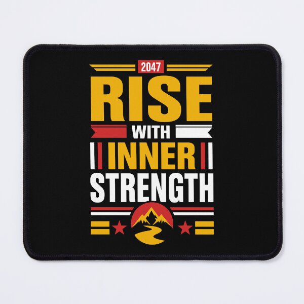 Item preview, Rise With Inner Strength Motivational Empowerment Typography T-Shirt designed and sold by rejowan-arts.