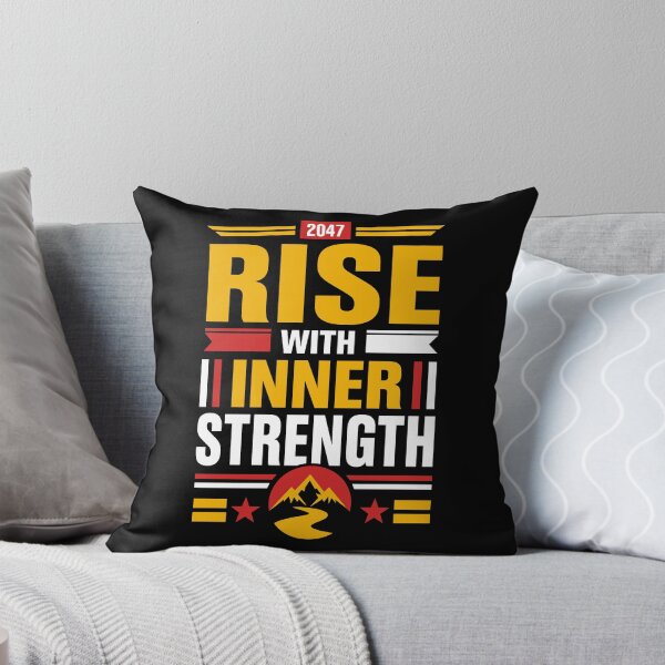 Item preview, Rise With Inner Strength Motivational Empowerment Typography T-Shirt designed and sold by rejowan-arts.