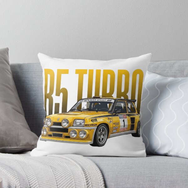 Item preview, Yellow Renault 5 Turbo R5 Group B Rally Car Elf Livery Vector Art designed and sold by Motorline44.